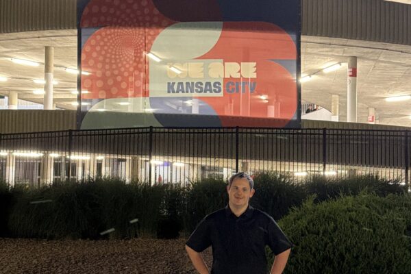 Dan working FIFA World Cup at Kansas City Stadium