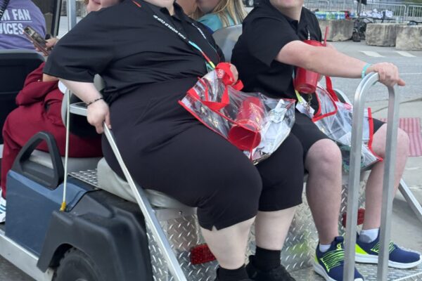 Mission Project participant working Kansas City Chiefs event