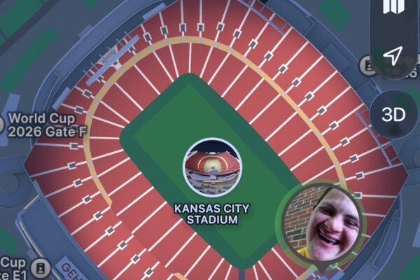 location screenshot Mission Project participant working at Arrowhead Stadium