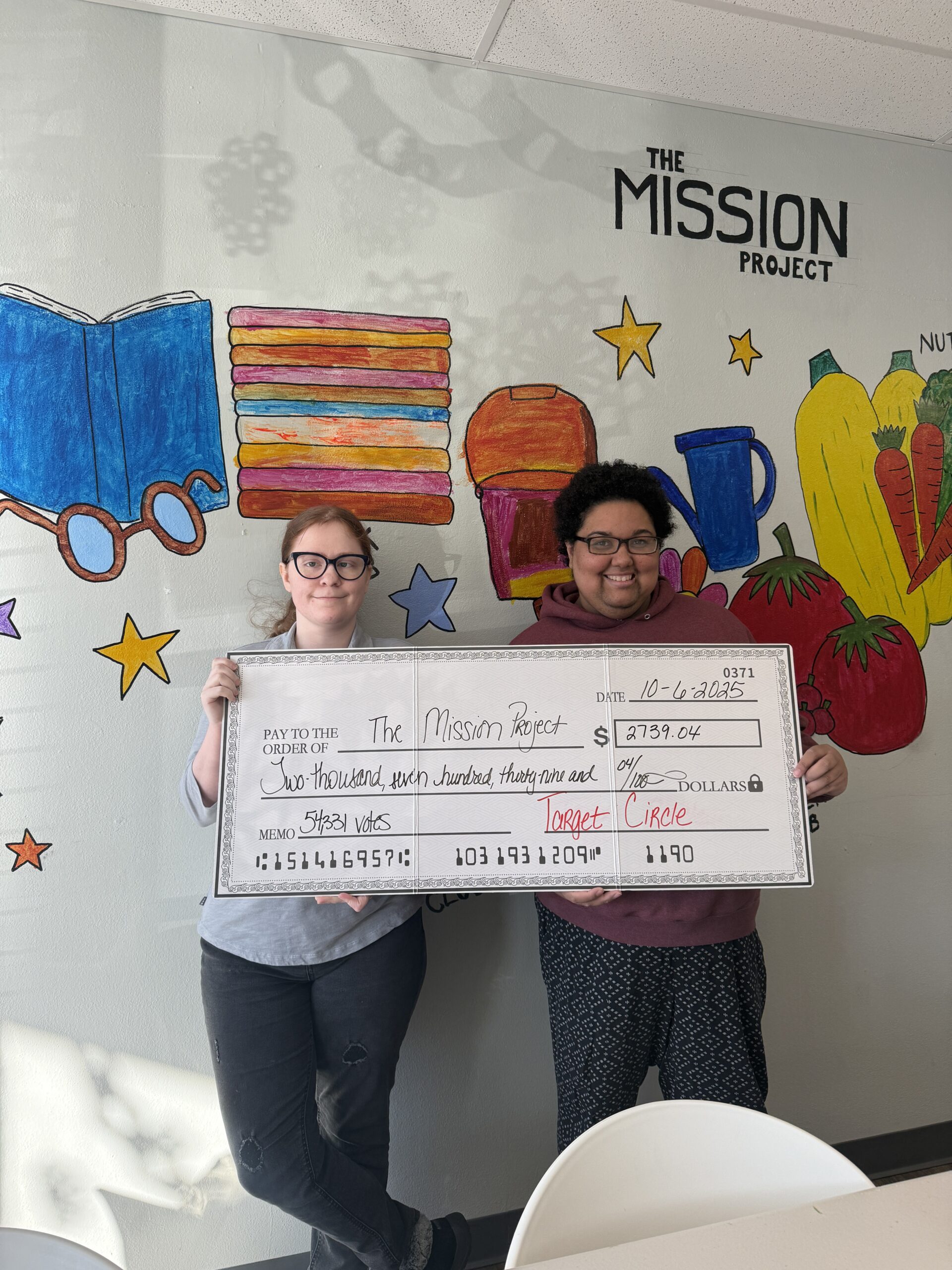 Thank You for Supporting The Mission Project Through Target Circle Community Giving